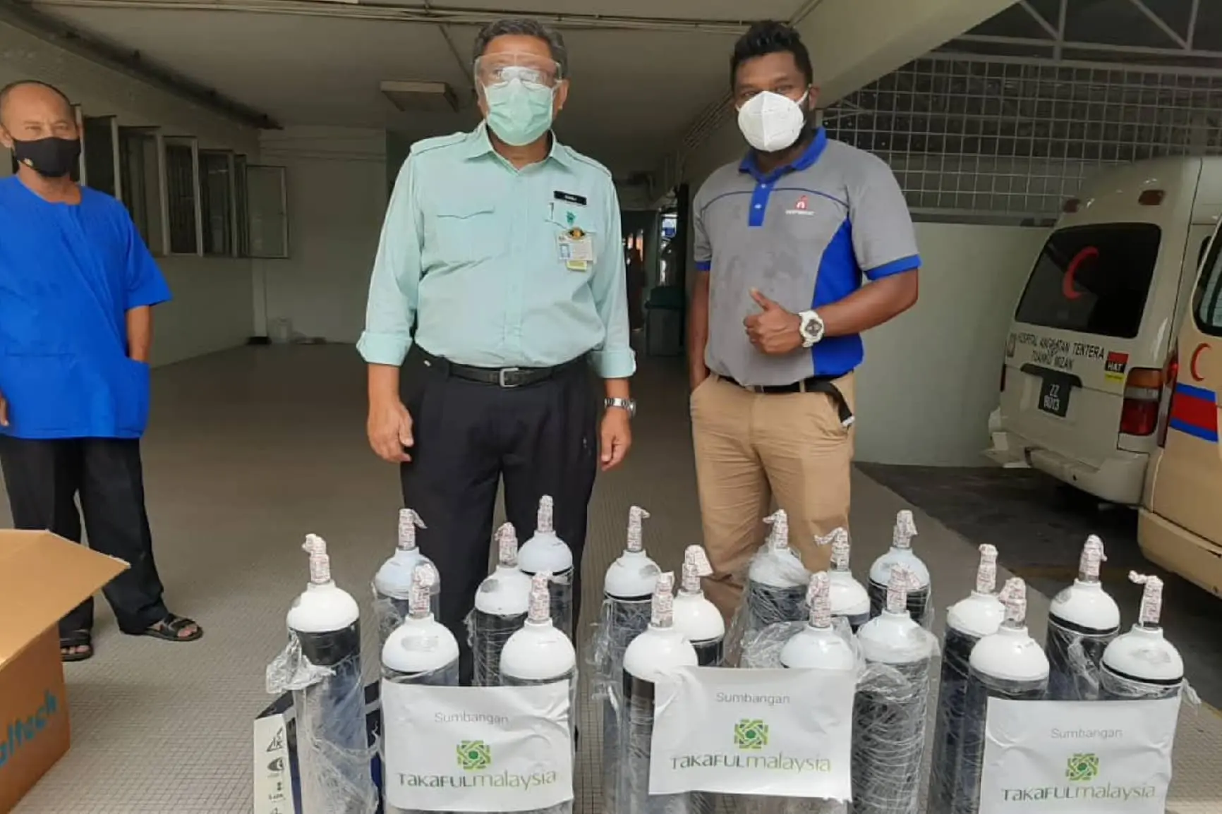 highligh of donation icu equipments