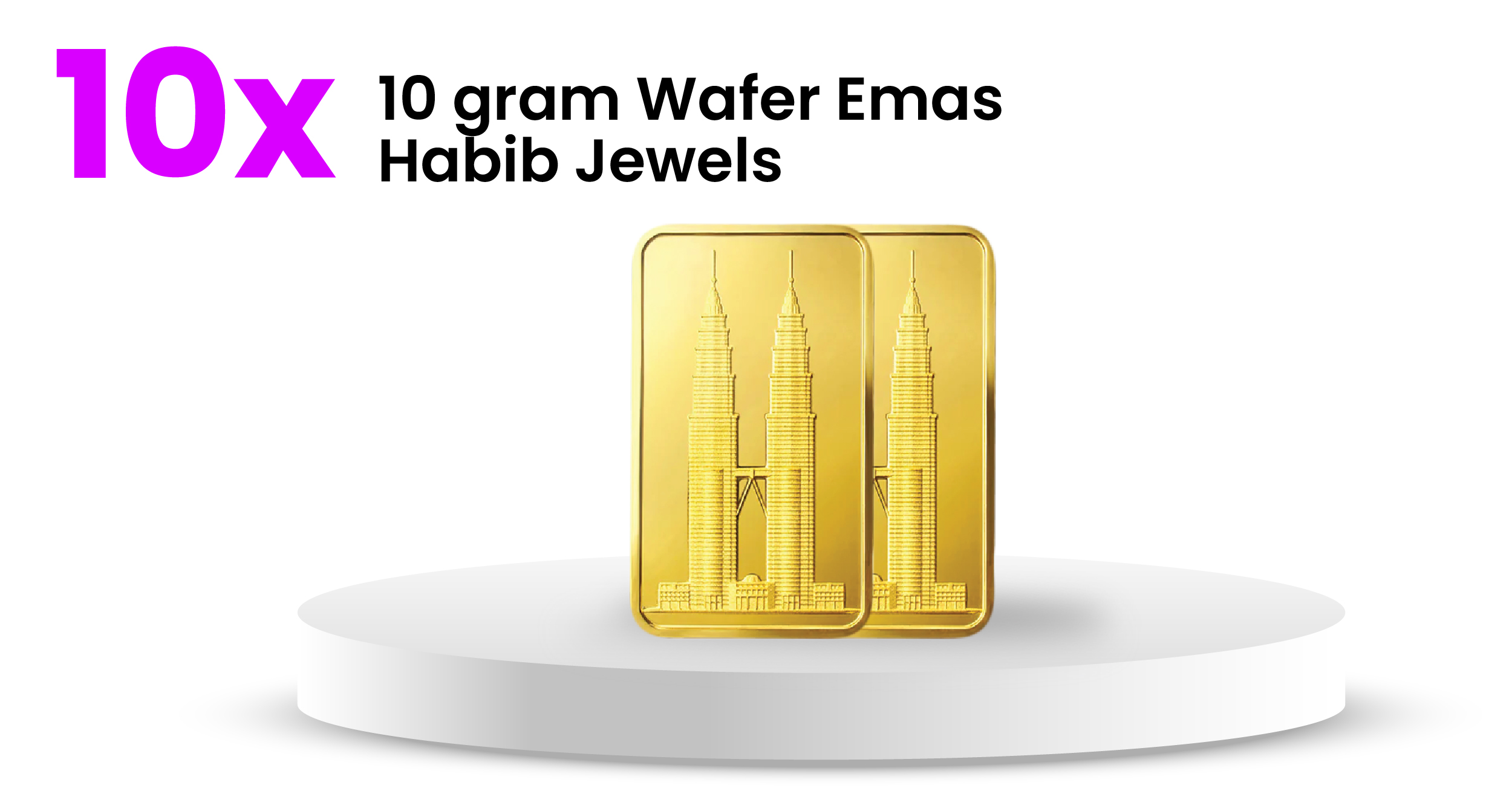 Takaful - Kaotim Signup 10 Gram Gold Wafer from Habib Jewels