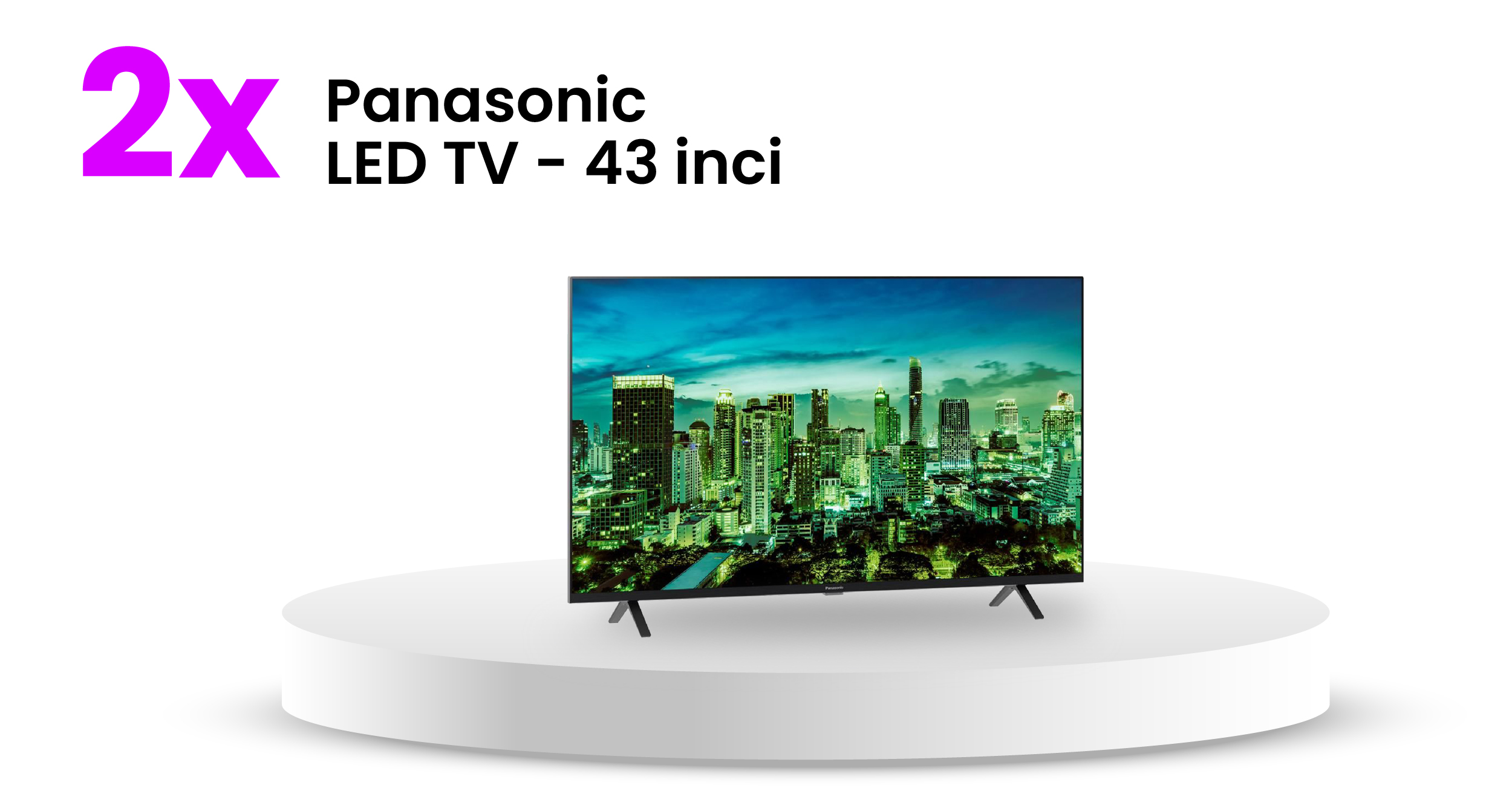 Takaful - Kaotim Signup Prizes Panasonic LED TV 43 inch