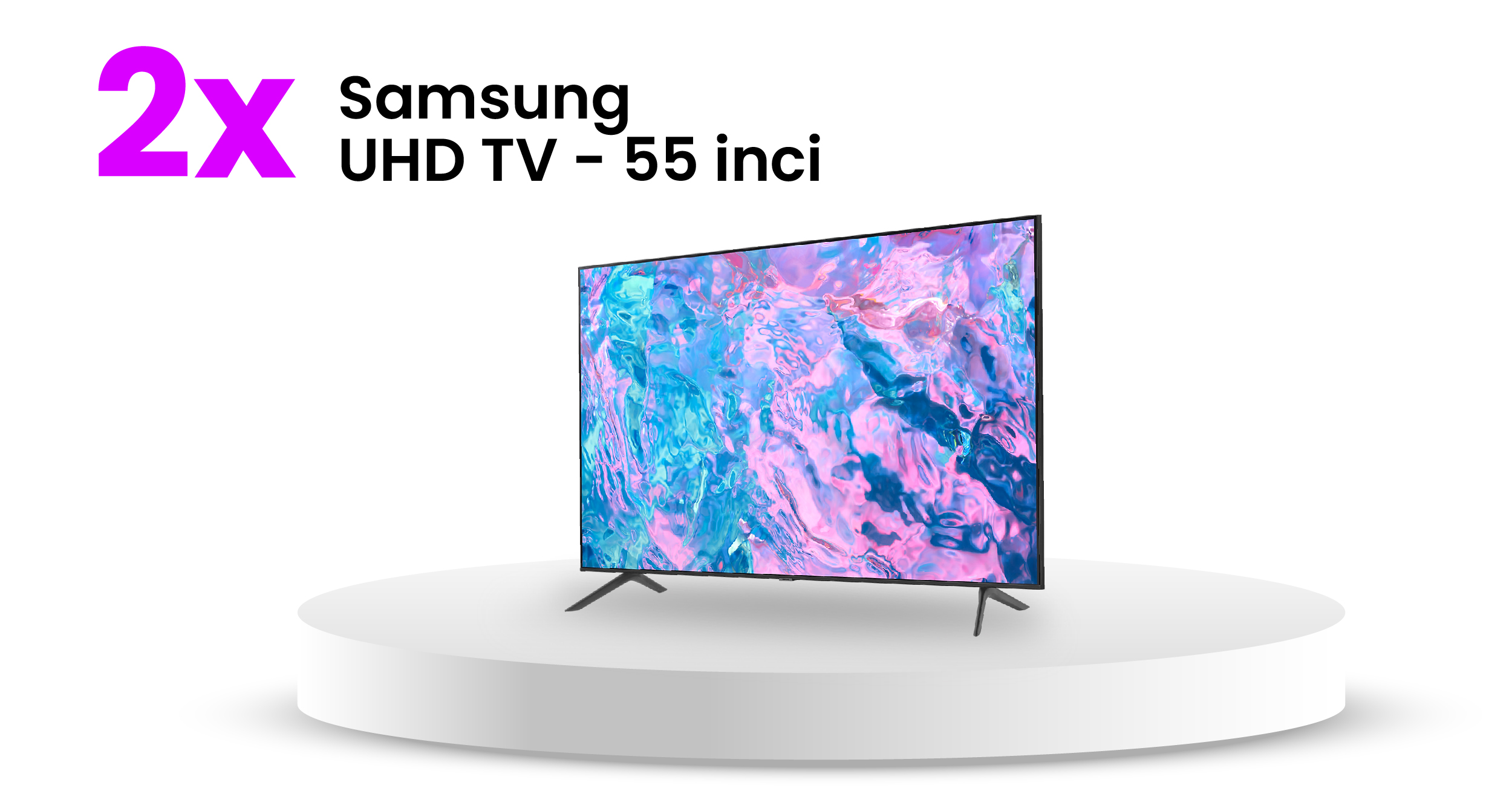 Takaful - Kaotim Signup Prizes Samsung UHD TV 55 inch