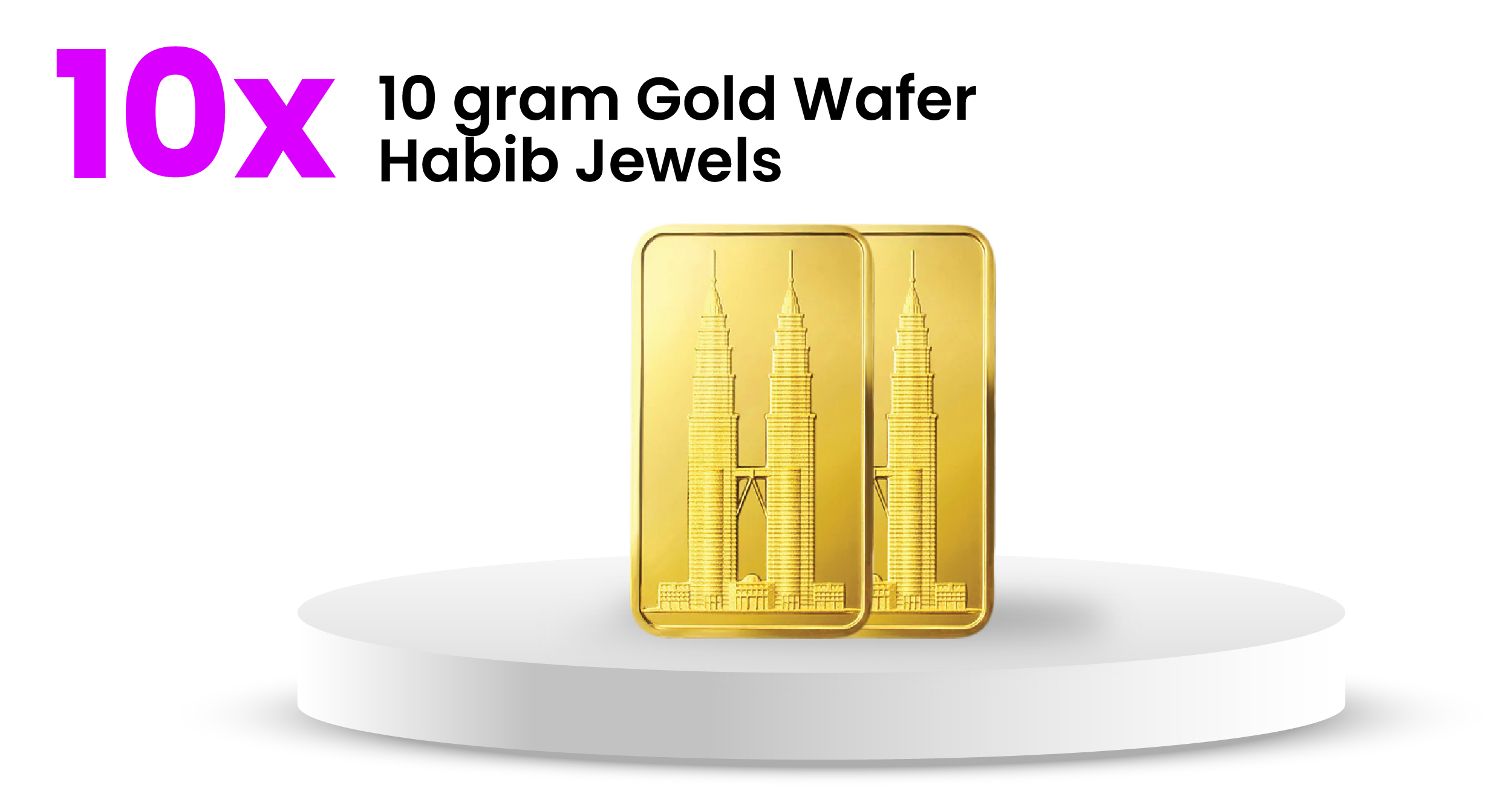 Takaful - Kaotim Signup 10 Gram Gold Wafer from Habib Jewels