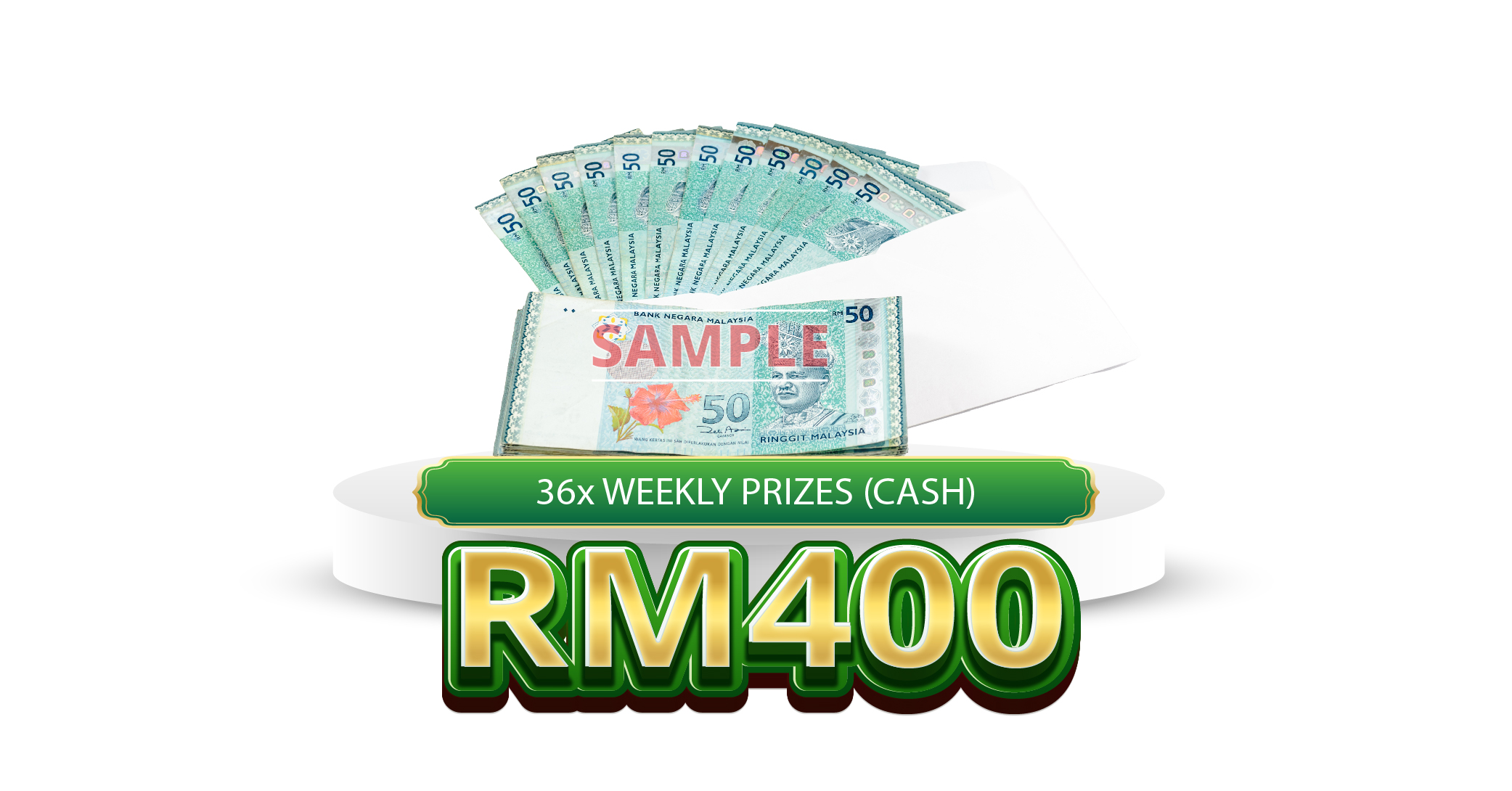 Weekly Prizes RM400